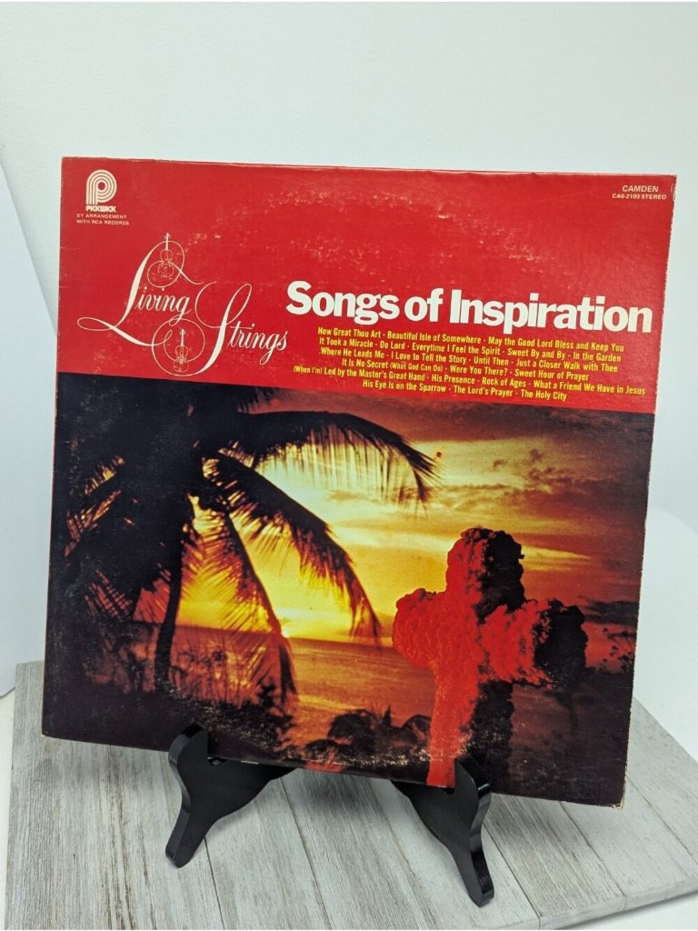 Living Strings, Songs Of Inspiration CAS-2103 Pickwick Camden Vinyl Record